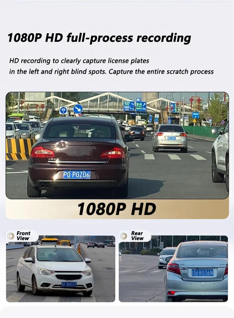 Dashcam 360° 4 Canaux - WiFi Parking 24H