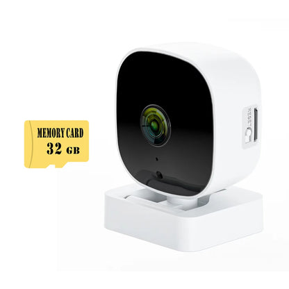 Caméra de sécurité intérieure 4K, audio bidirectionnel, webcam WiFi 2.4G, maison intelligente, surveillance vidéo 8MP, détection de mouvement, vision nocturne IR
