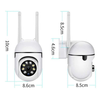Caméra Extérieure PTZ WiFi 8MP - Zoom 4X, Vision Nocturne Couleur, Audio Bidirectionnel, IP66