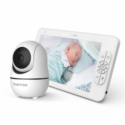 Moniteur Bébé 7" 1080P - 2 Caméras Écran Divisé