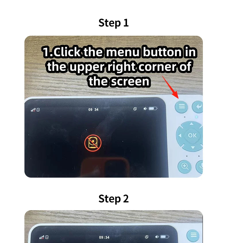 Bébé moniteur 2K haute définition WiFi télécommande application mobile