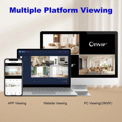 Caméra de sécurité intérieure ANSVICAM Tuya 6MP HD 5G WiFi avec zoom 6x, moniteur pour bébé, vision nocturne, détection automatique de mouvement, audio bidirectionnel