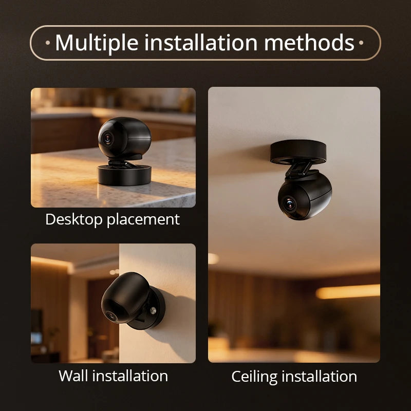Nouvelle caméra haute définition Lenovo 1080, sécurité domestique, Wifi, Bluetooth, vision à distance en temps réel, vision nocturne infrarouge