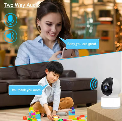 Caméra IP WiFi intérieure V360 Pro 2MP Full HD 1080P, caméra de sécurité sans fil CCTV, surveillance à domicile, conversation bidirectionnelle, vision nocturne infrarouge