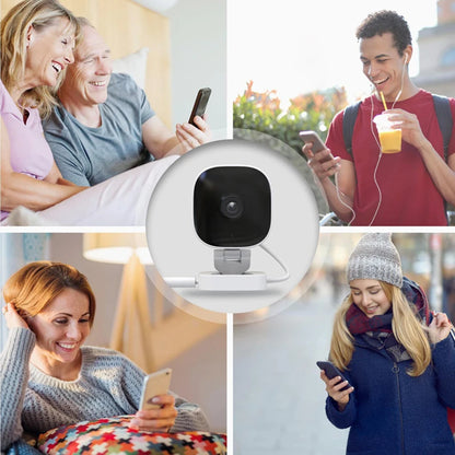 Nouvelle caméra WiFi pour fenêtre, vision nocturne couleur IP65, caméra de sécurité intérieure, remplace la caméra extérieure, surveillance par fenêtre