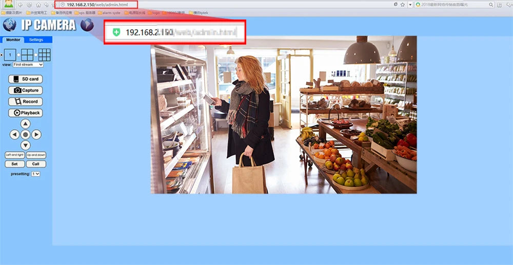 CamHi CamHipro-Caméra de surveillance intérieure IP WiFi HD 2.8mm, dispositif de sécurité domestique sans fil, avec audio bidirectionnel