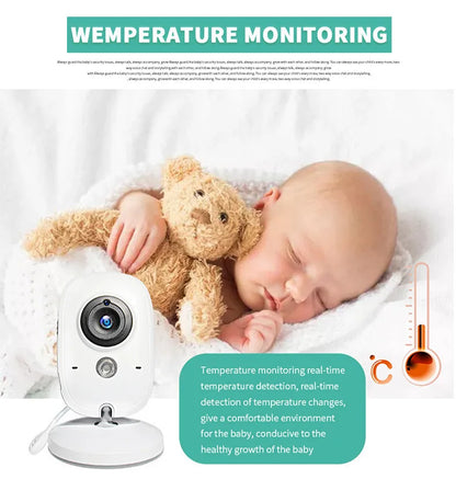 Moniteur Bébé 3.2" WiFi - Surveillance à Distance HD