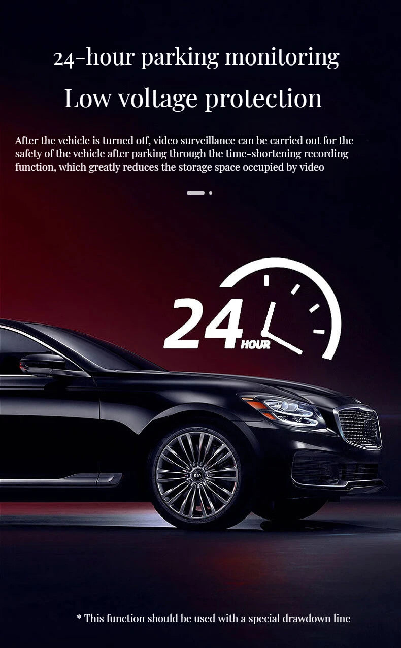 Dashcam 2K WiFi - Commande Vocale