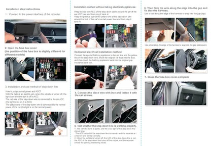 M310 Plus Dashcam 2K - Commande Vocale