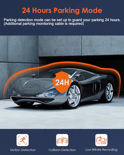 Dashcam 1080P 3 Canaux - Écran IPS 2