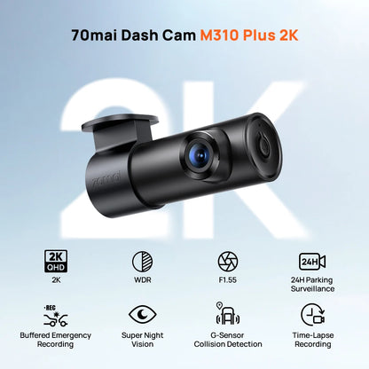 M310 Plus Dashcam 2K - Commande Vocale