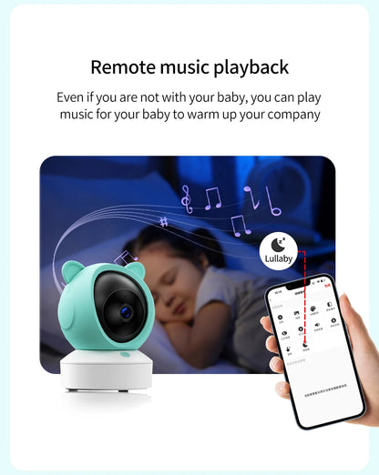Bébé moniteur 2K haute définition WiFi télécommande application mobile