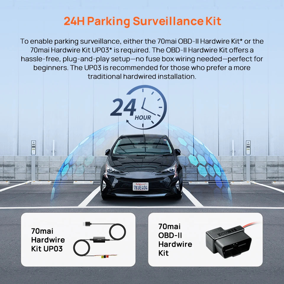 M310 Plus Dashcam 2K - Commande Vocale