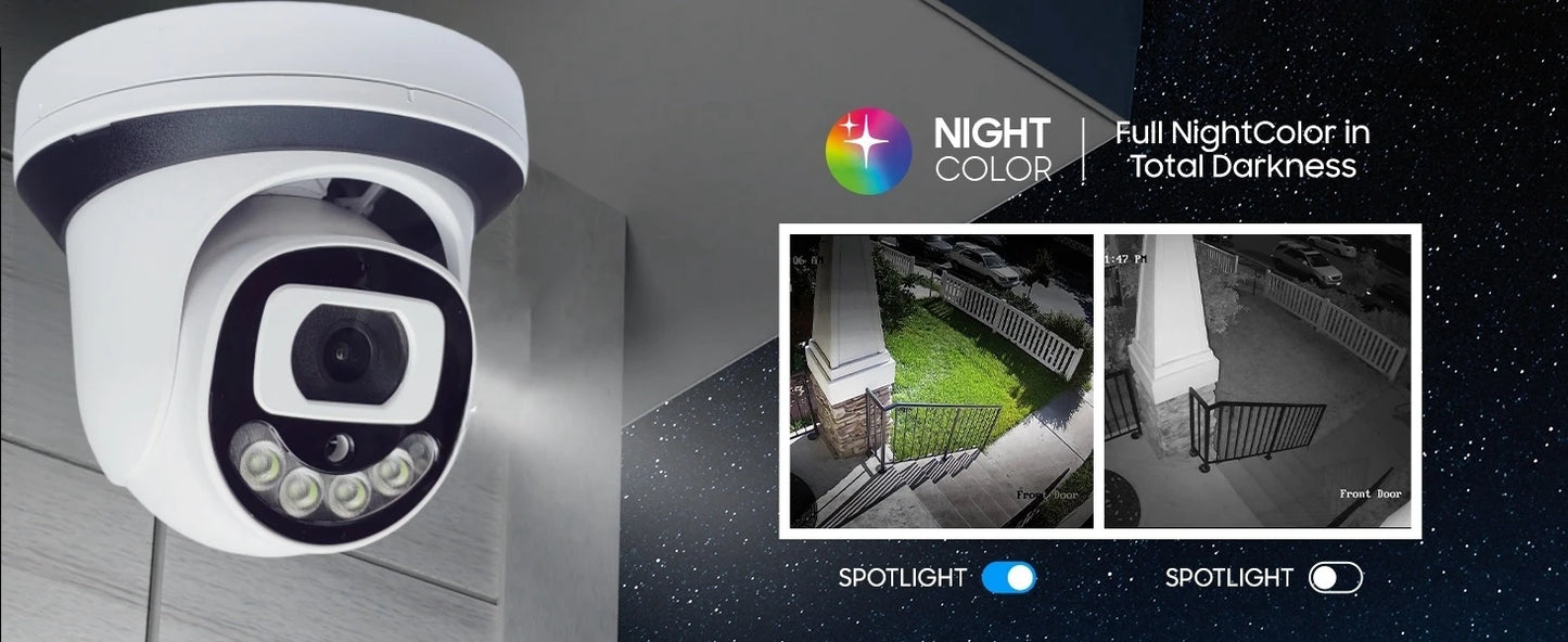 Caméra de sécurité IP 8MP Wifi Surveillance intérieure Protection à domicile CCTV 4/5MP dôme sans fil Camara vidéo intérieure Wi-Fi XM ICSee Ca