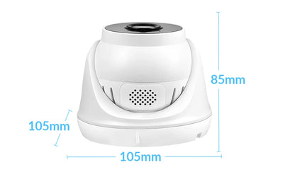 CamHi CamHipro-Caméra de surveillance intérieure IP WiFi HD 2.8mm, dispositif de sécurité domestique sans fil, avec audio bidirectionnel