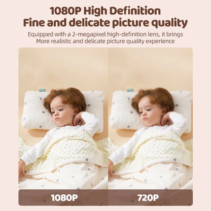 Caméra bébé Tuya WiFi Bluetooth télécommande