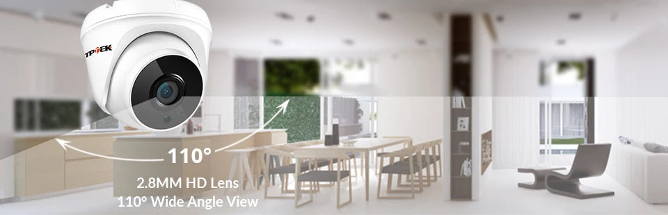 CamHi CamHipro-Caméra de surveillance intérieure IP WiFi HD 2.8mm, dispositif de sécurité domestique sans fil, avec audio bidirectionnel