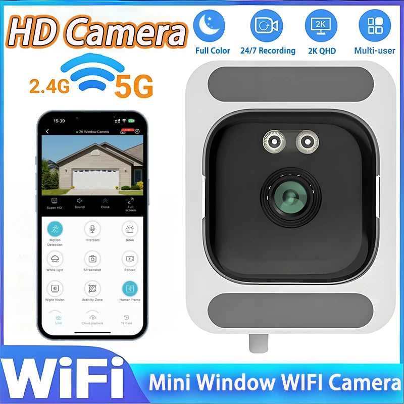 Caméra WiFi de sécurité, mini caméscope HD 1080P, version nocturne pour intérieur, caméra intelligente de protection vidéo