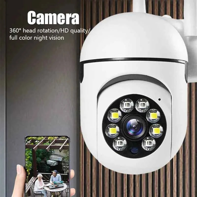 Caméra Surveillance Extérieure WiFi 360° 1080P FireFrog A7 - Audio Bidirectionnel, Vision Nocturne