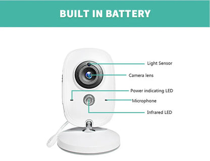 Moniteur Bébé 3.2" WiFi - Surveillance à Distance HD
