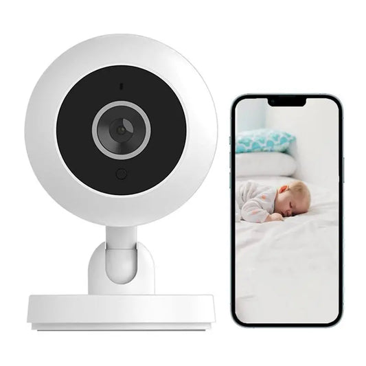 Caméra de sécurité intérieure ABGI - Caméras intelligentes HD pour la sécurité domestique, caméra Wifi intérieure 1080P pour la sécurité domestique/les bébés