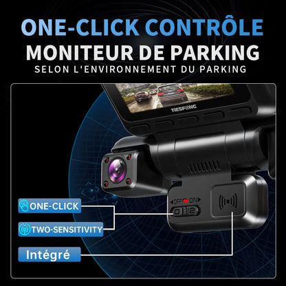 Dashcam i7Pro 4K GPS - 4 Canaux WiFi