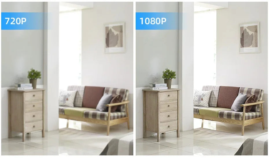 Caméra de surveillance 2026 avec vision nocturne couleur, suivi automatique des personnes, zoom, moniteur de sécurité intérieur, caméra IP Wi-Fi mini