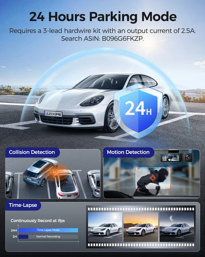 M550 Max Dashcam 4K - GPS WiFi 150°