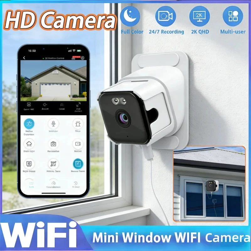 Caméra de sécurité WiFi Mini 1080P HD, Caméscope Intérieur Vision Nocturne, Caméra Intelligente de Protection Vidéo 2026 Nouveauté