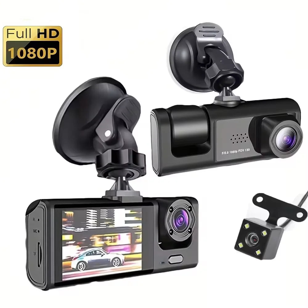 Dashcam 1080P 3 Canaux - Écran IPS 2