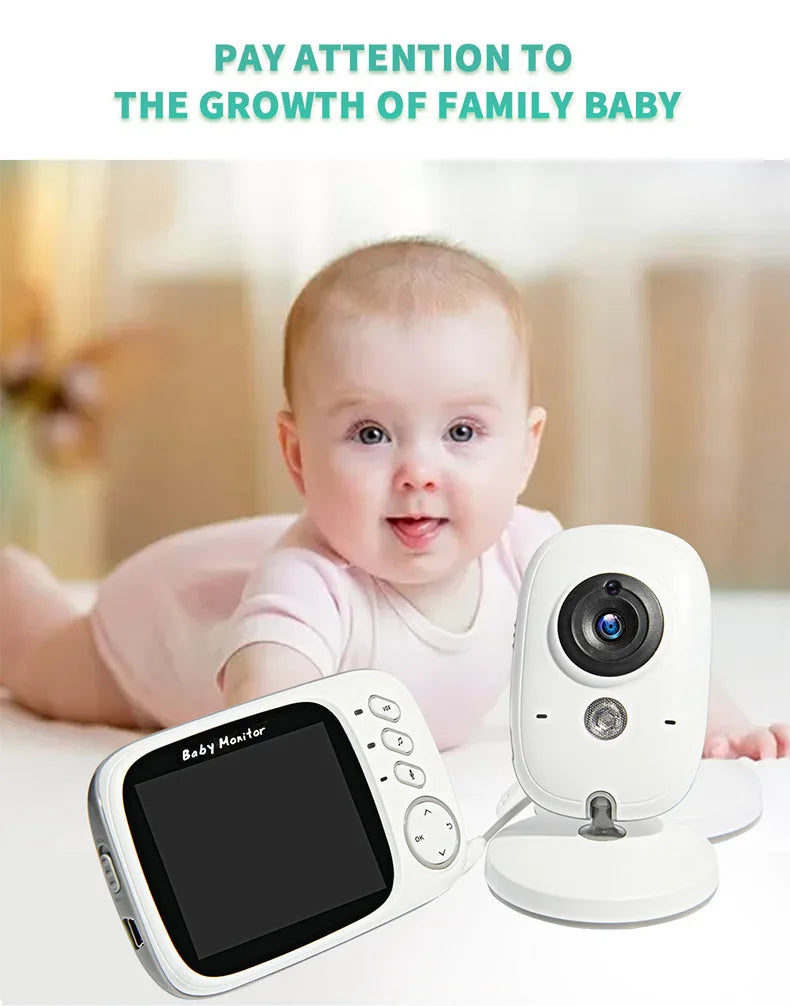 Moniteur Bébé 3.2" WiFi - Surveillance à Distance HD