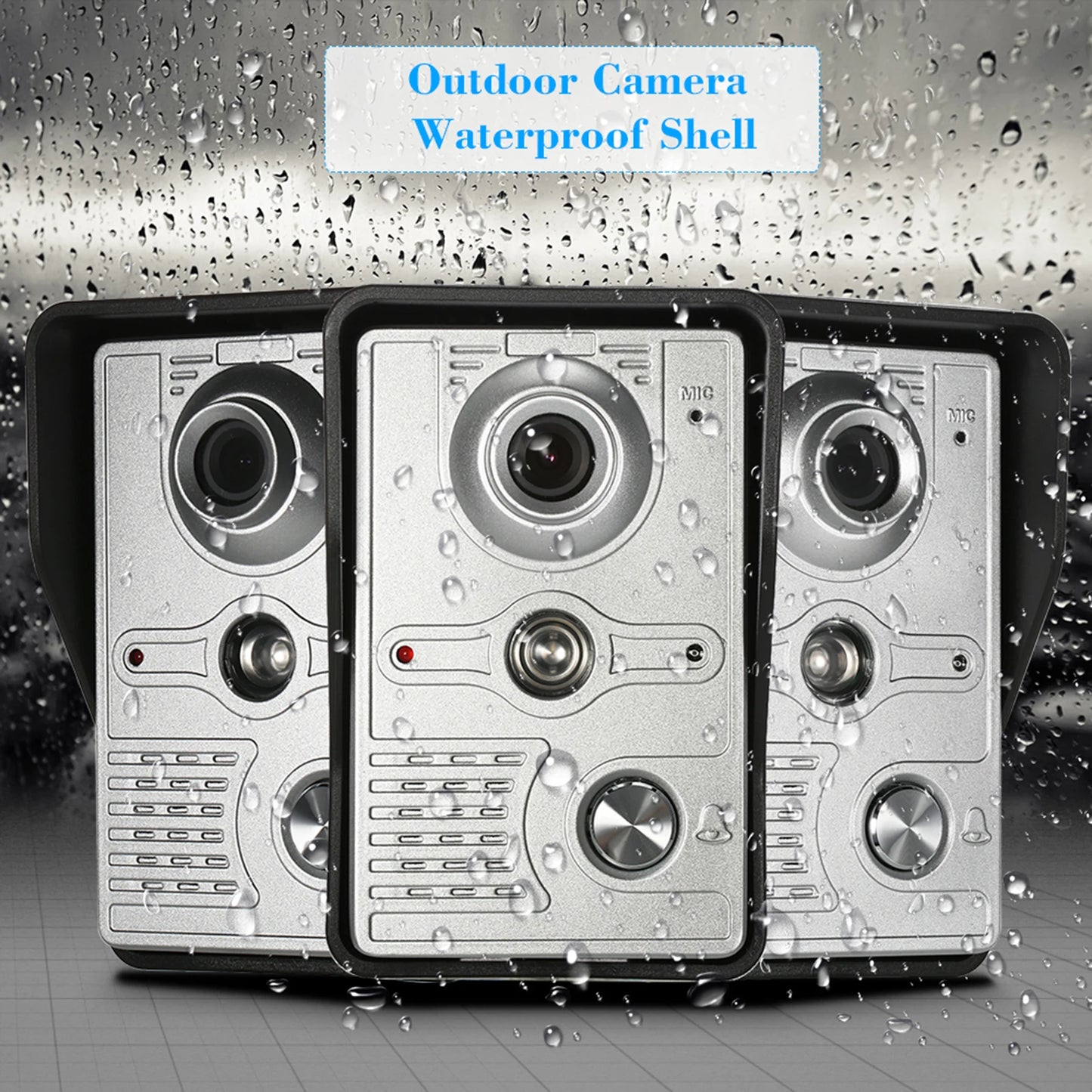 Caméra extérieure IR-CUT, sonnette vidéo filaire de 7 pouces, moniteur intérieur, interphone visuel, Audio bidirectionnel, déverrouillage à distance, visiophone
