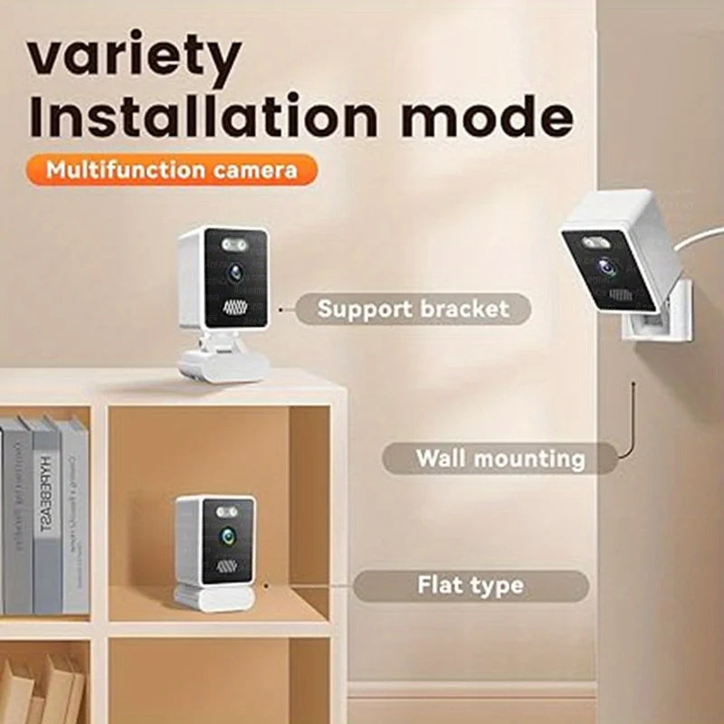 Caméra de sécurité intérieure intelligente, moniteur pour animaux de compagnie, Vision nocturne couleur, Audio bidirectionnel, WiFi 2.4Ghz, 1080P, application YI IOT, CCTV