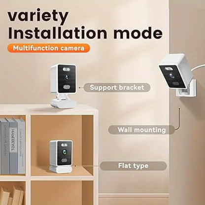 Caméra de sécurité intérieure intelligente, moniteur pour animaux de compagnie, Vision nocturne couleur, Audio bidirectionnel, WiFi 2.4Ghz, 1080P, application YI IOT, CCTV