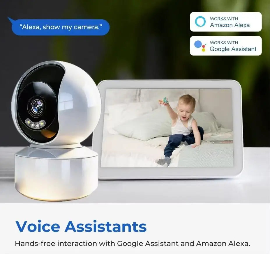 Caméra IP WiFi intérieure V360 Pro 2MP Full HD 1080P, caméra de sécurité sans fil CCTV, surveillance à domicile, conversation bidirectionnelle, vision nocturne infrarouge