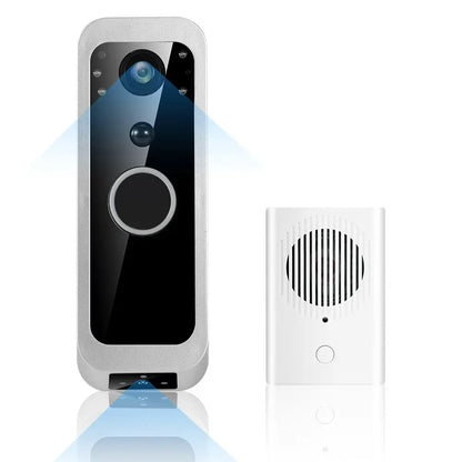 Sonnette vidéo IP WiFi iCam365 APP 2MP 1080P à double objectif, faible consommation, caméra de porte, visiophone, judas électronique
