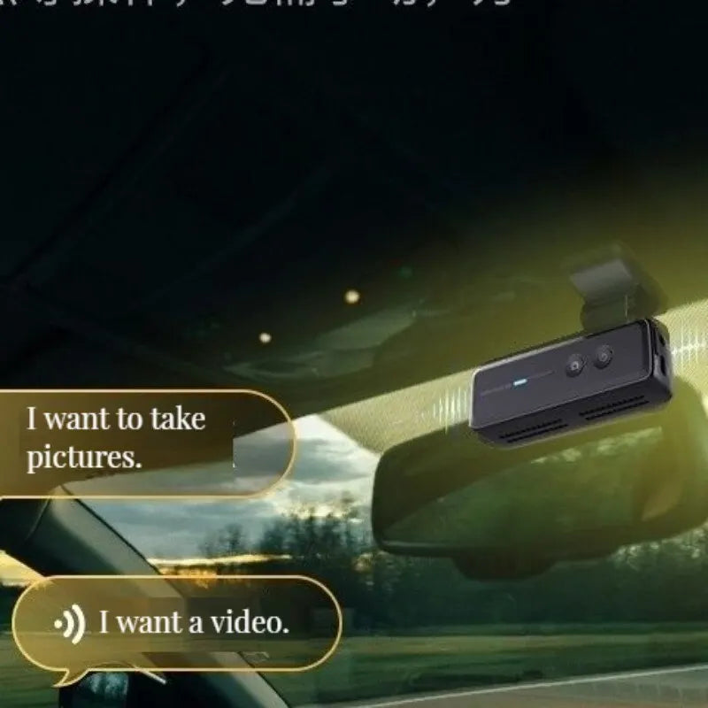 Pack dashcam 2K support fixation câble alimentation manuel
