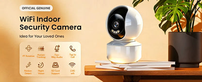Caméra IP WiFi intérieure V360 Pro 2MP Full HD 1080P, caméra de sécurité sans fil CCTV, surveillance à domicile, conversation bidirectionnelle, vision nocturne infrarouge
