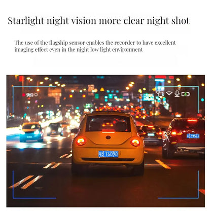 Dashcam 2K WiFi - Commande Vocale