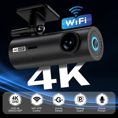 Mini dashcam 4K vision nocturne enregistrement haute qualité
