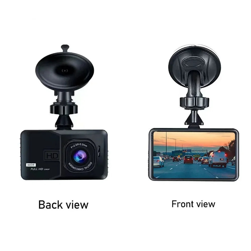Dashcam 1080P surveillance parking détection choc automatique
