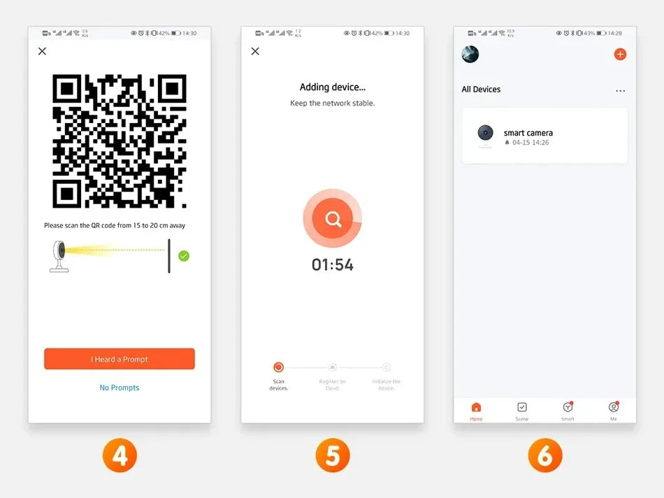 Caméra de sécurité intérieure ANSVICAM Tuya 6MP HD 5G WiFi avec zoom 6x, moniteur pour bébé, vision nocturne, détection automatique de mouvement, audio bidirectionnel