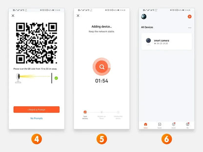 Caméra de sécurité intérieure ANSVICAM Tuya 6MP HD 5G WiFi avec zoom 6x, moniteur pour bébé, vision nocturne, détection automatique de mouvement, audio bidirectionnel