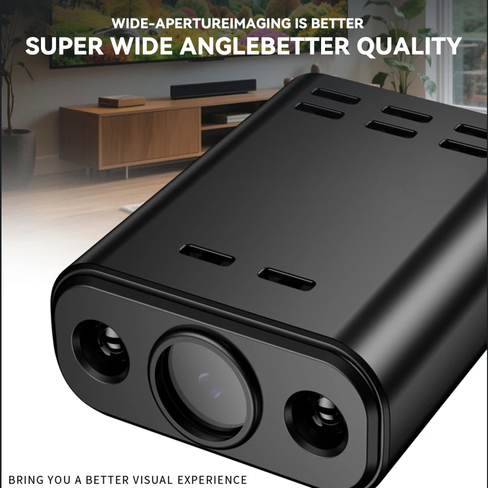 Mini caméra de sécurité intérieure 5MP, Vision nocturne, autonomie de la batterie 4H, alertes de détection de mouvement, stockage SD/Cloud, contrôle par application pour téléphone, caméra pour bébé