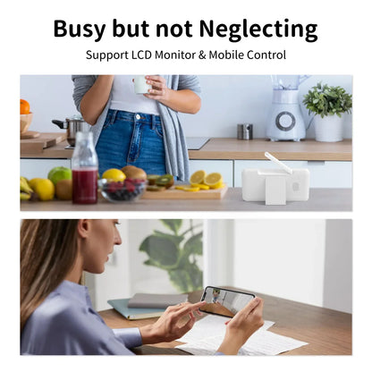 Moniteur Bébé 5" PTZ Zoom 3X WiFi - Double Contrôle App