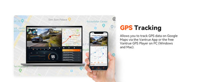 Dashcam 4K 3 Canaux - GPS Intérieur