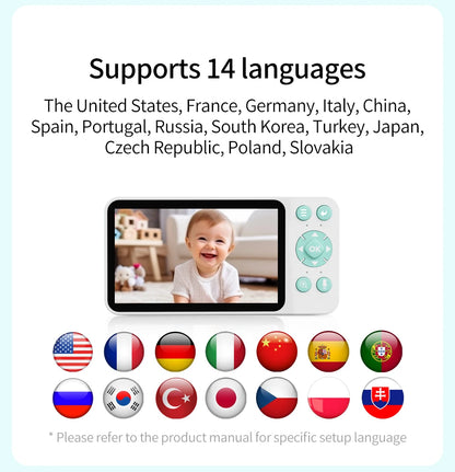Bébé moniteur 2K haute définition WiFi télécommande application mobile