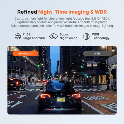 70mai M310 Plus application mobile contrôle WiFi enregistrement
