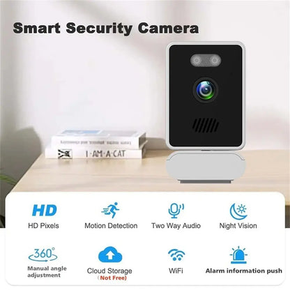 Caméra de sécurité intérieure intelligente, moniteur pour animaux de compagnie, Vision nocturne couleur, Audio bidirectionnel, WiFi 2.4Ghz, 1080P, application YI IOT, CCTV