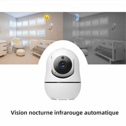 Moniteur Bébé 5" Zoom 4X - Batterie 22H Portée 300m